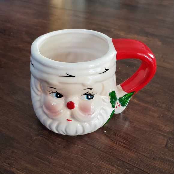 Vintage Other - Vintage Santa Face Mug